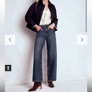 Boden Mid Rise Relaxed Leg Jeans, 27R